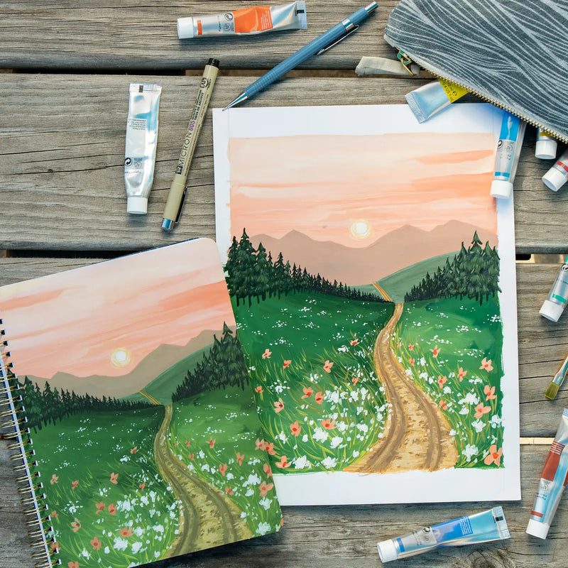 SPIRAL NOTEBOOK, SCENIC SUNSET
