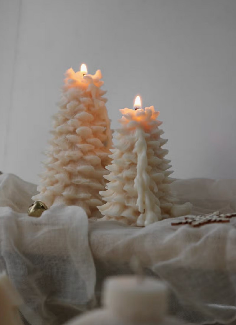 Evergreen Decorative Candle - Small