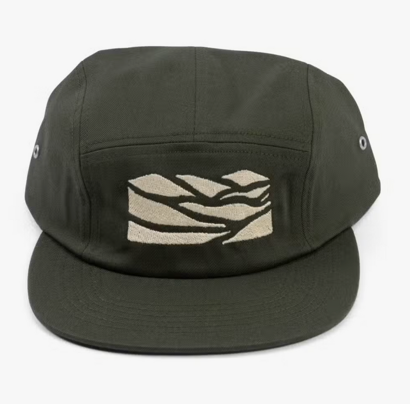 Ridgeline Landscape Camper Hat in Olive