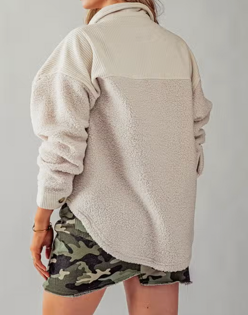 LYSSA FLEECE SHACKET