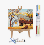 PAINT BY NUMBER KIT, WINTER'S VISITOR