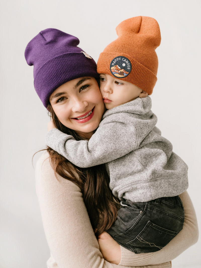 INFANT/TODDLER BEANIE, HAPPY CAMPER, CANYON