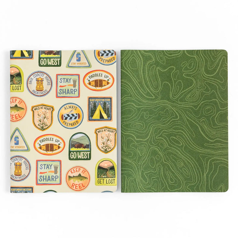SLIM NOTEBOOK SET, TOPOGRAPHICAL