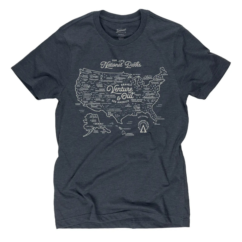 TEE, NATIONAL PARK MAP
