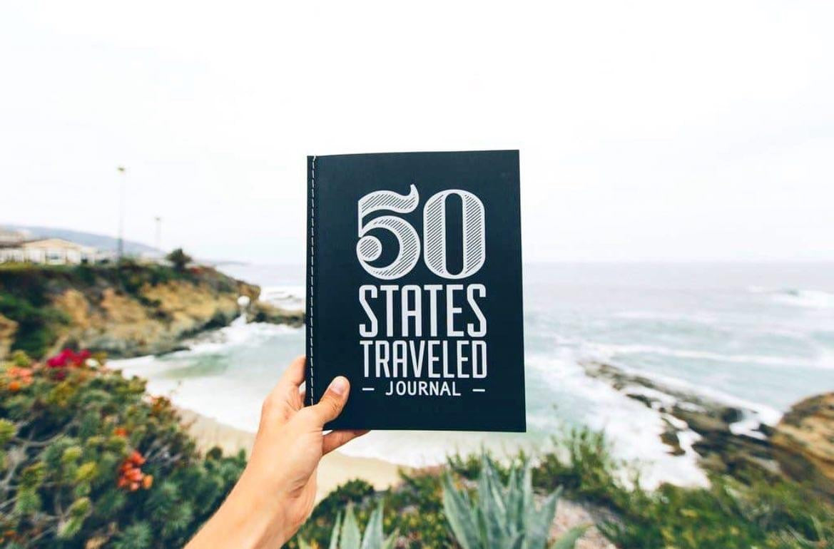 50 STATES TRAVELED JOURNAL