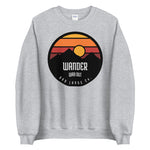 CREW SWEATSHIRT - WANDER WAY OUT SUNSET