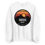 CREW SWEATSHIRT - WANDER WAY OUT SUNSET